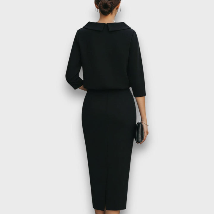 Elona – Tailored Two-Piece with Architectural Ease