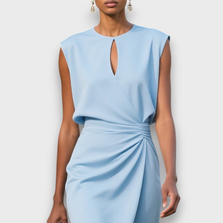Corvina – Midi Dress with Draping