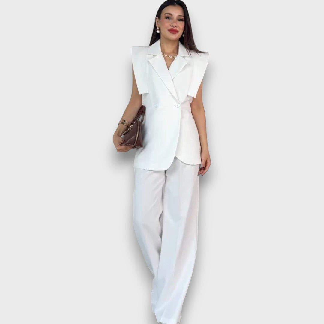 Olanda – Two-Piece Set with Oversized Blazer and Wide Pants