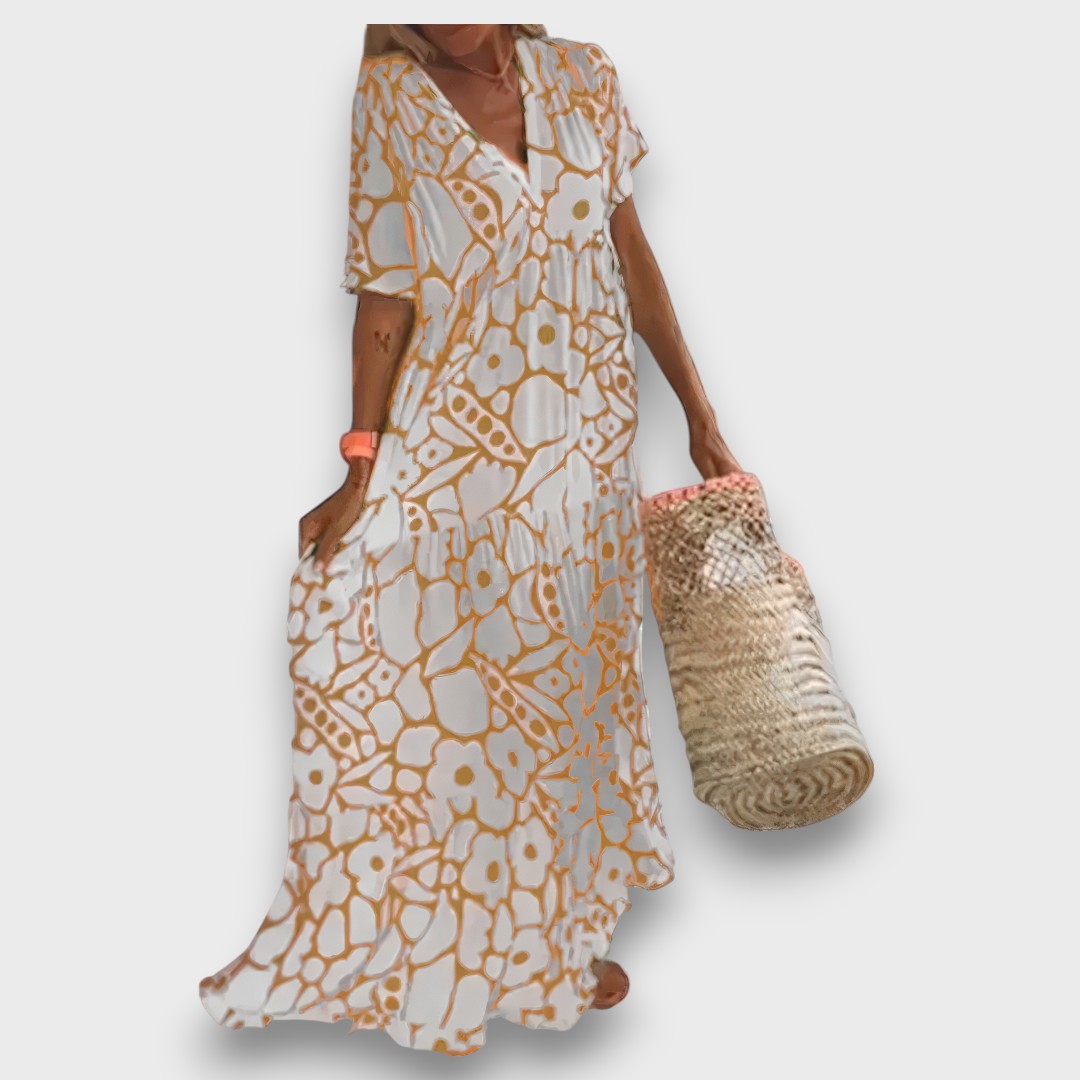 Melina – Airy dress with V-neck