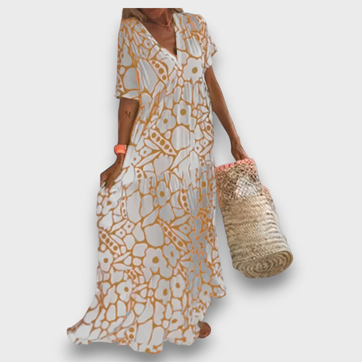 Melina – Airy dress with V-neck