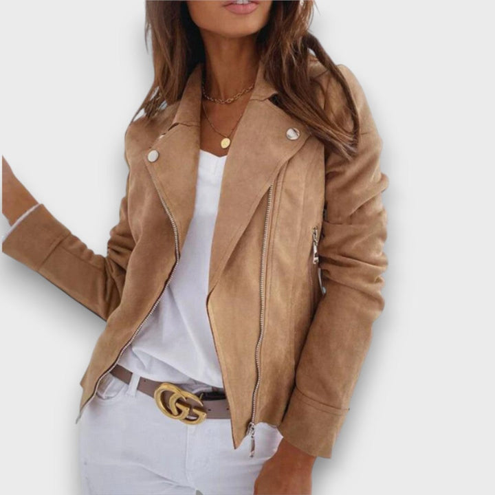 Kaleena – Elegant Suede Jacket