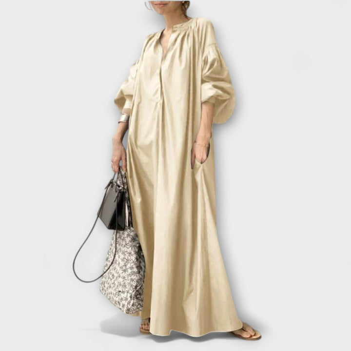 Milianse – Elegant Midi Dress with Tailored Silhouette