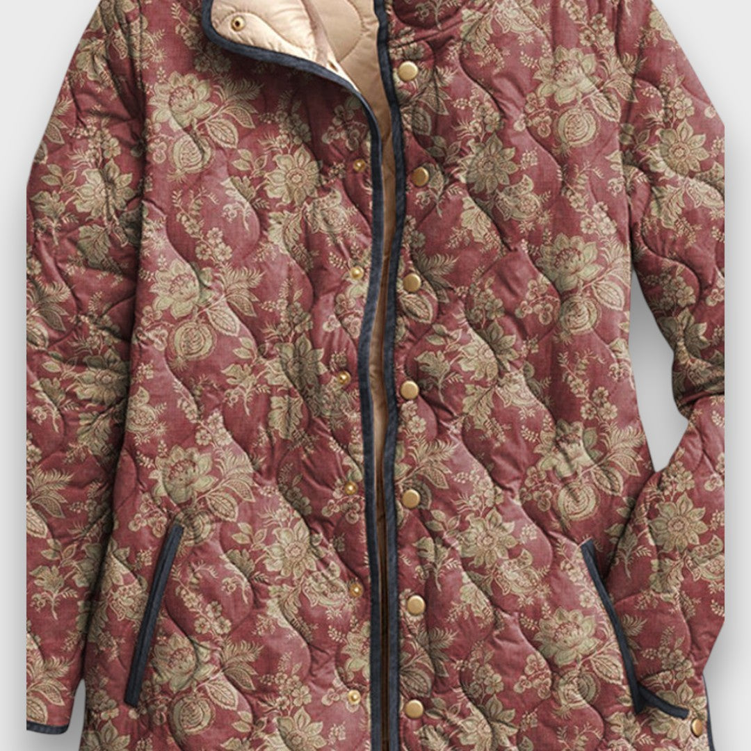 Maravelle – Quilted Floral Jacket