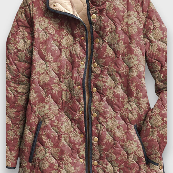Maravelle – Quilted Floral Jacket