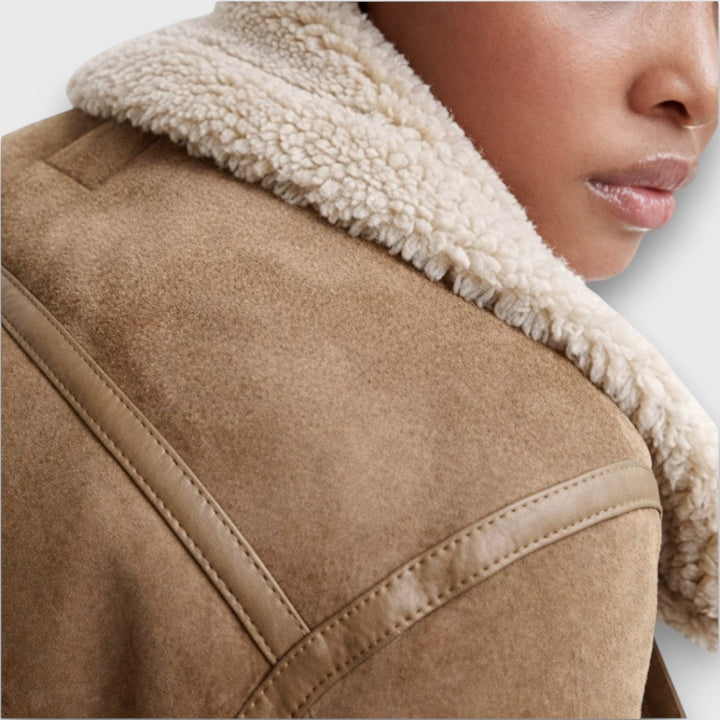 Aurora – Shearling Aviator Jacket