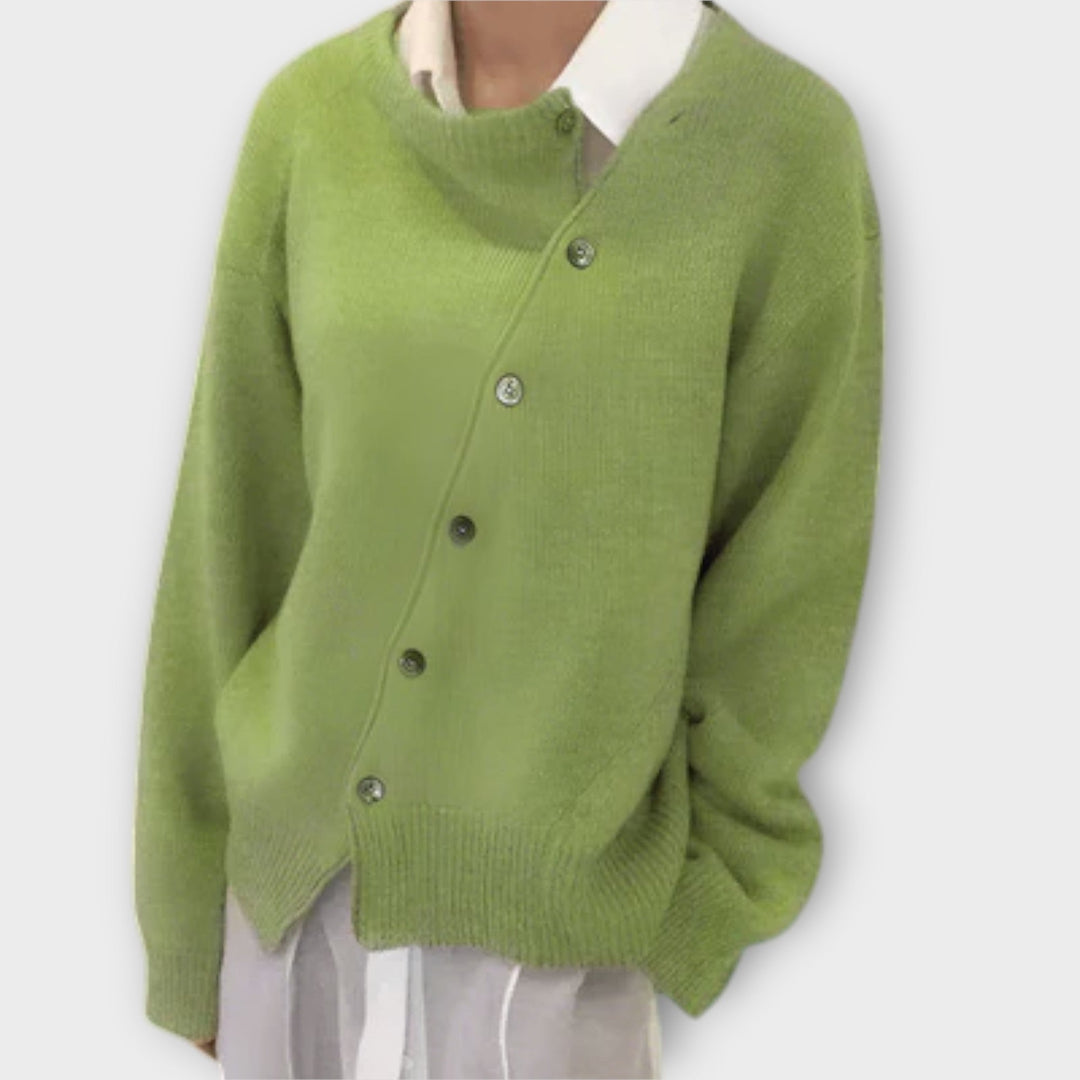 Catienne – Casual Cardigan with Buttons