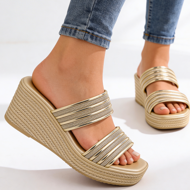 Odette High Shine Sandals