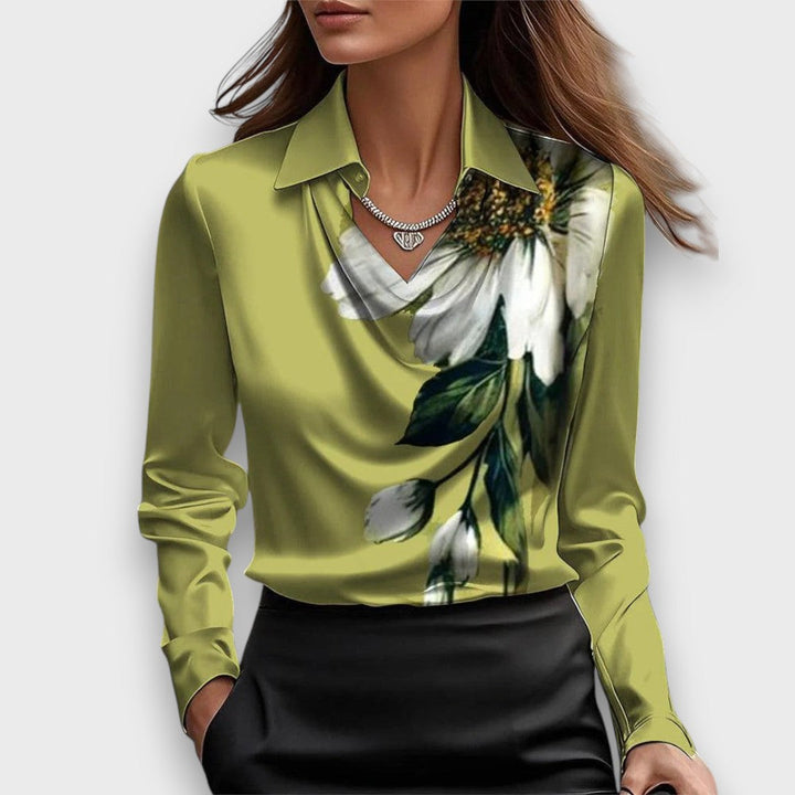 Melvine – Blouse with draping