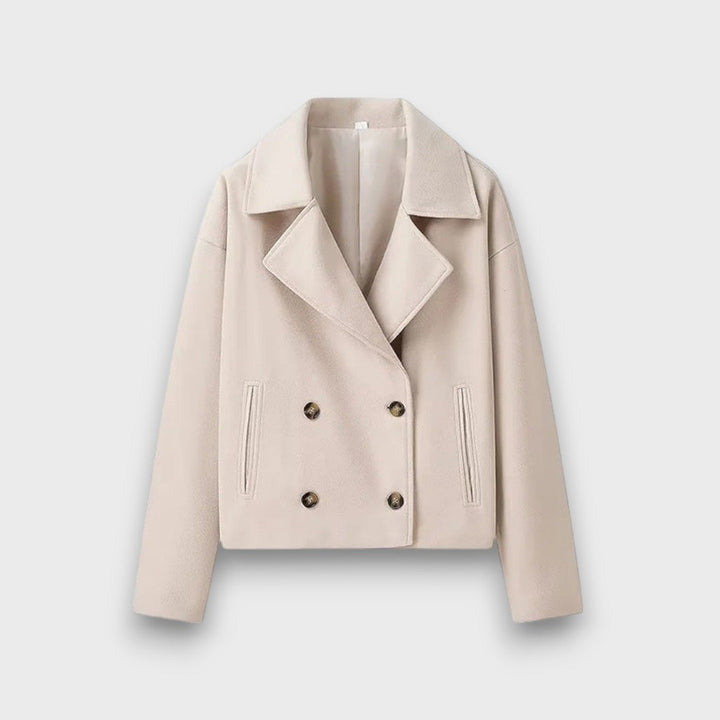 Pinalle – Short Coat with Lapel Collar