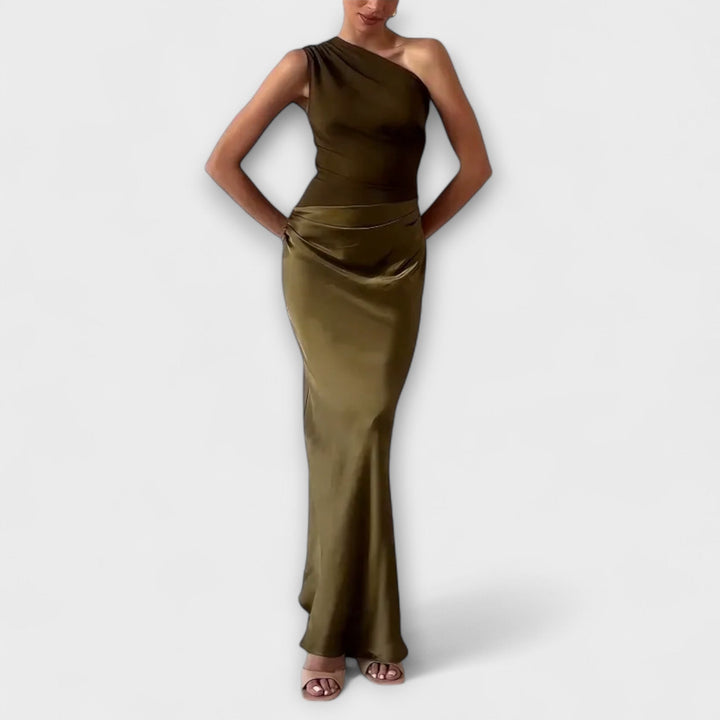 Serenelle – Elegant One-Shoulder Evening Dress