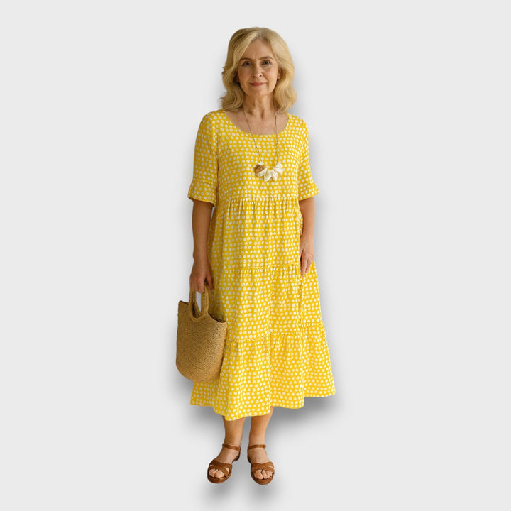 Vora – Polka Dot Midi Dress