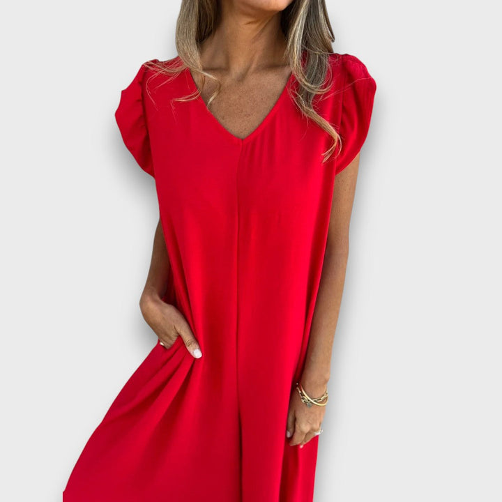 Selvina – Jumpsuit with Flowing Silhouette