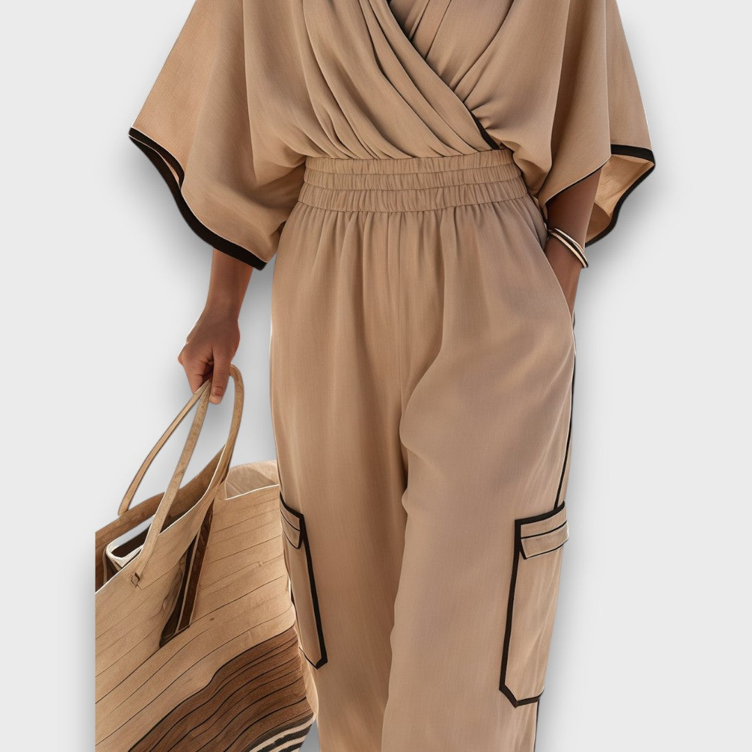 Elvira – Summer Jumpsuit with Wrap Look