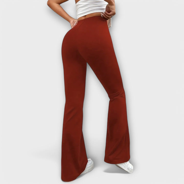 Mareva – Flared Pants with V-Waist