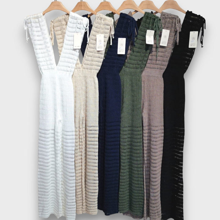 Isaline – Summer Jumpsuit with Macramé Details