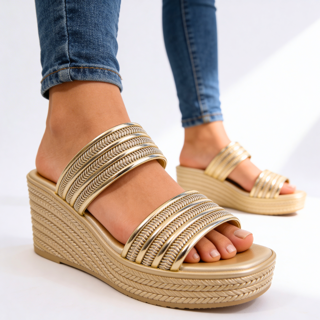 Odette High Shine Sandals