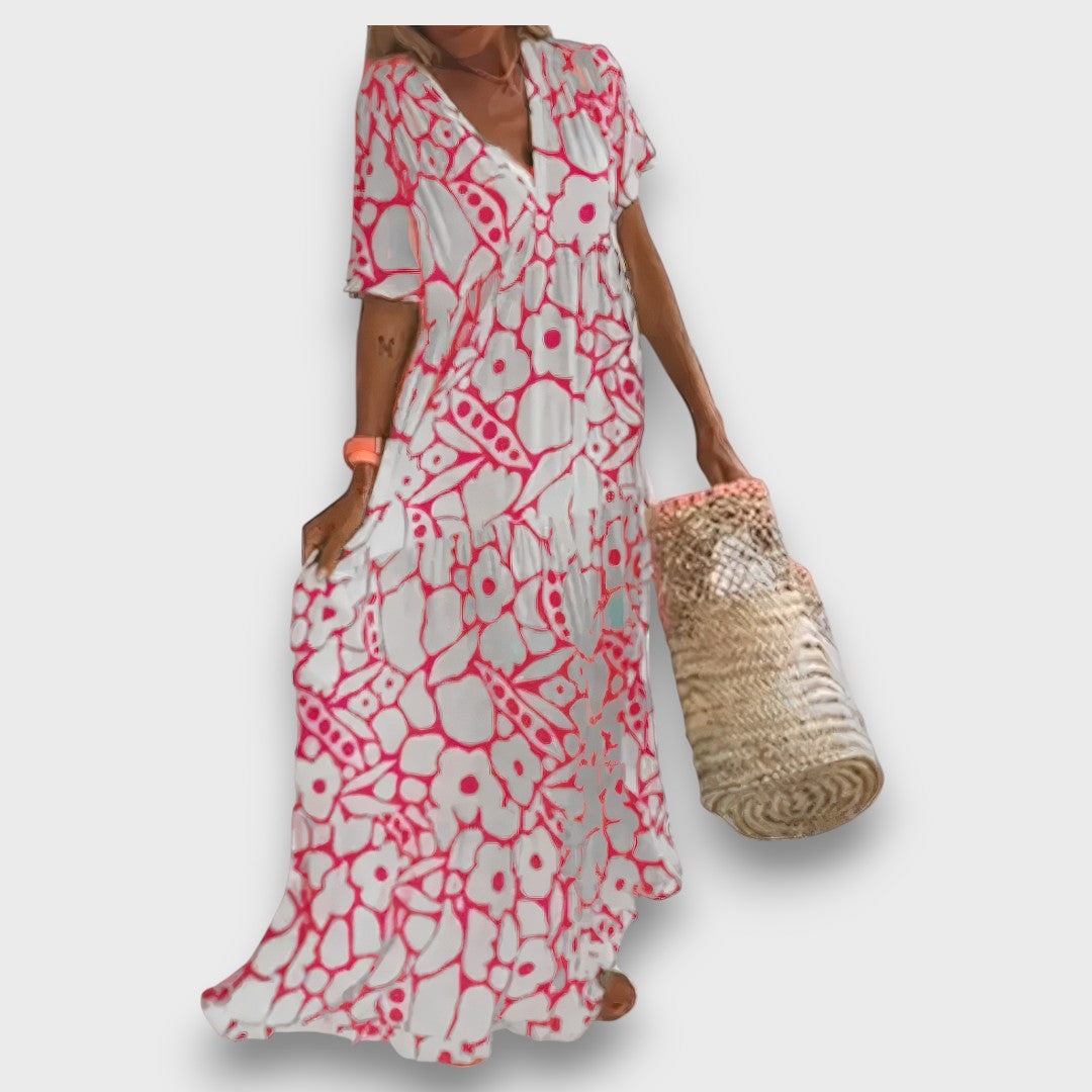 Melina – Airy dress with V-neck