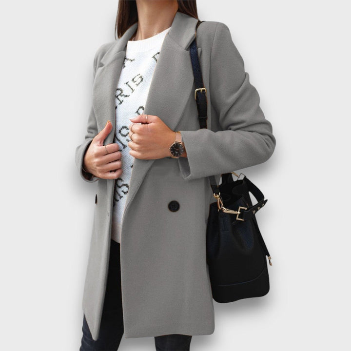 Teresa – Tailored Wool-Blend Coat