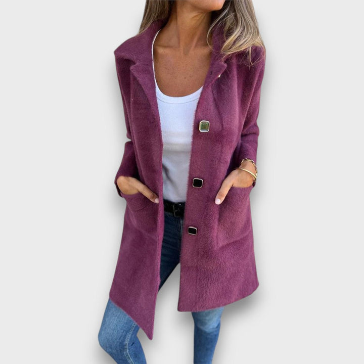 Melviane – Elegant mid-length coat