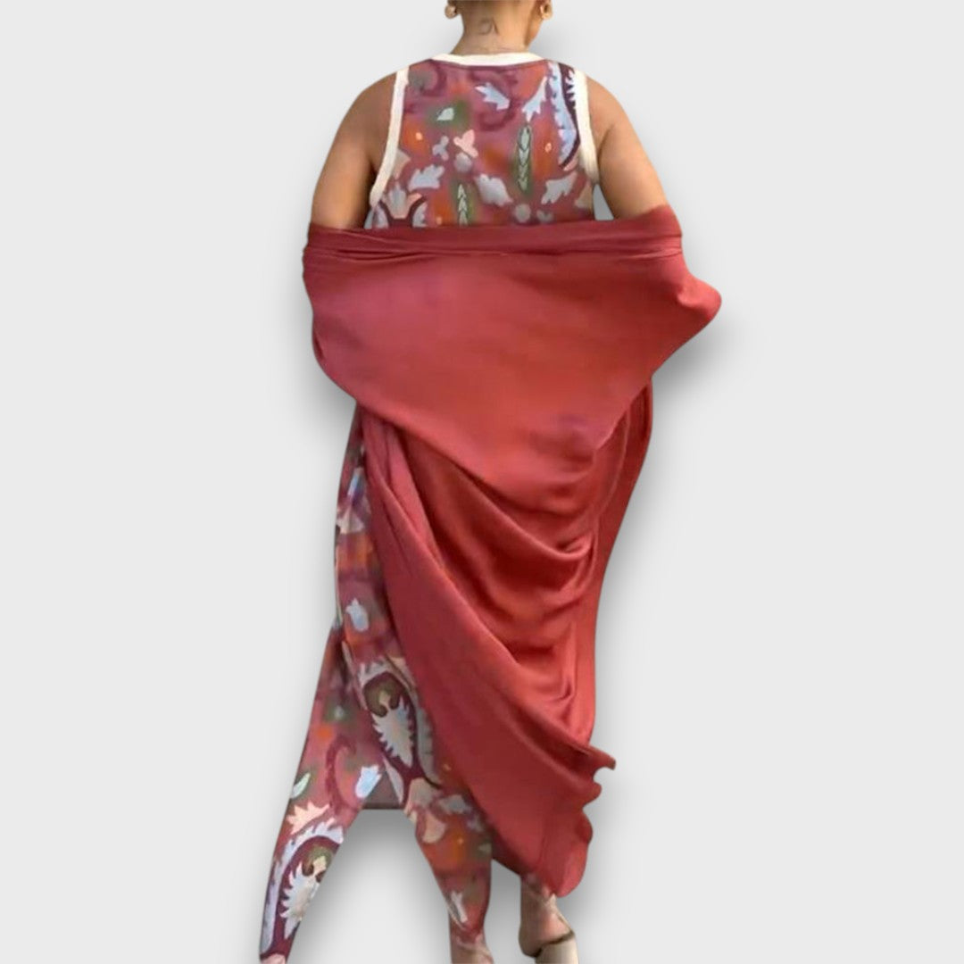 Selviane – Maxi Dress with Cardigan