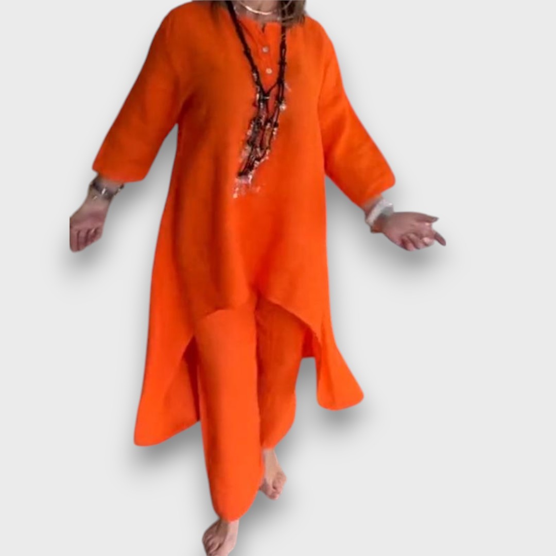 Carenza – Summer Two-Piece with Asymmetric Flair