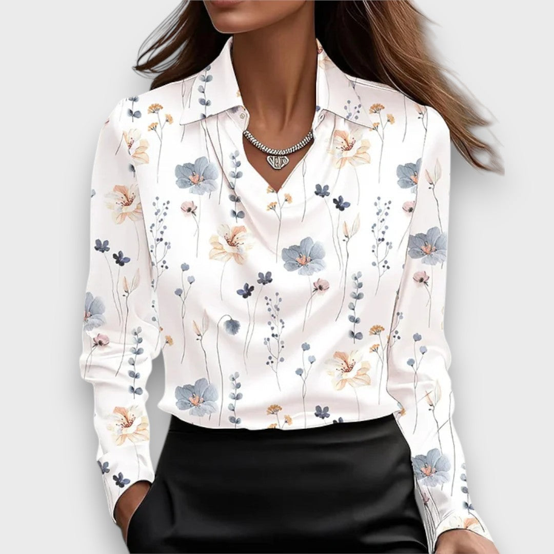 Melvine – Blouse with draping