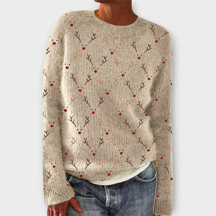 Simara – Cozy Winter Sweatshirt with Pattern