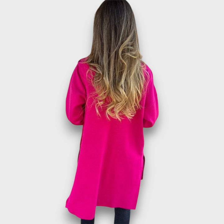 Junira – Long Cardigan with Zipper