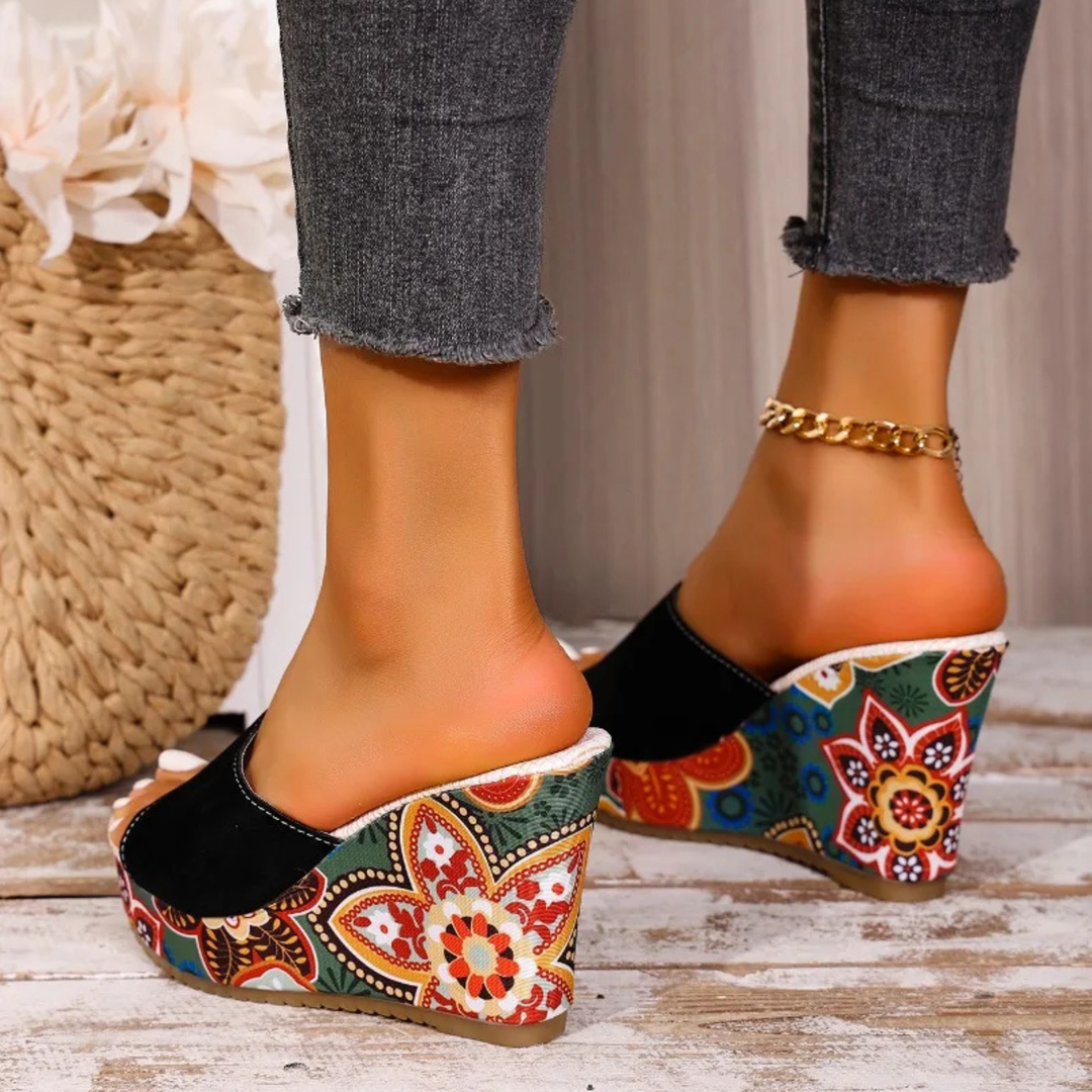 Nysoria™ | Floral Print Orthopedic Sandal