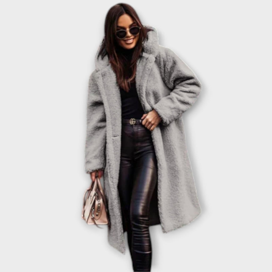 Janira – Cozy Coat with Hood
