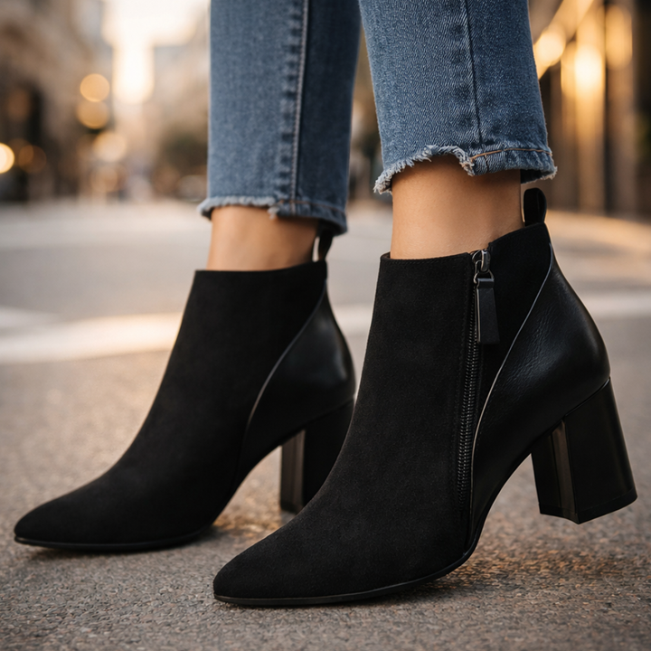 Odette Suede Ankle Boots