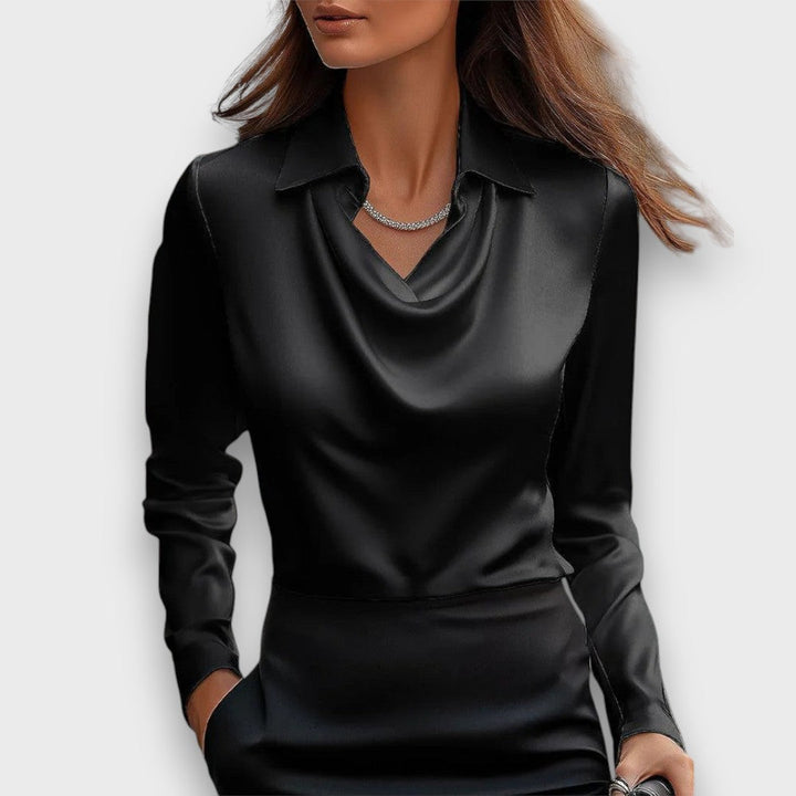 Melvine – Blouse with draping