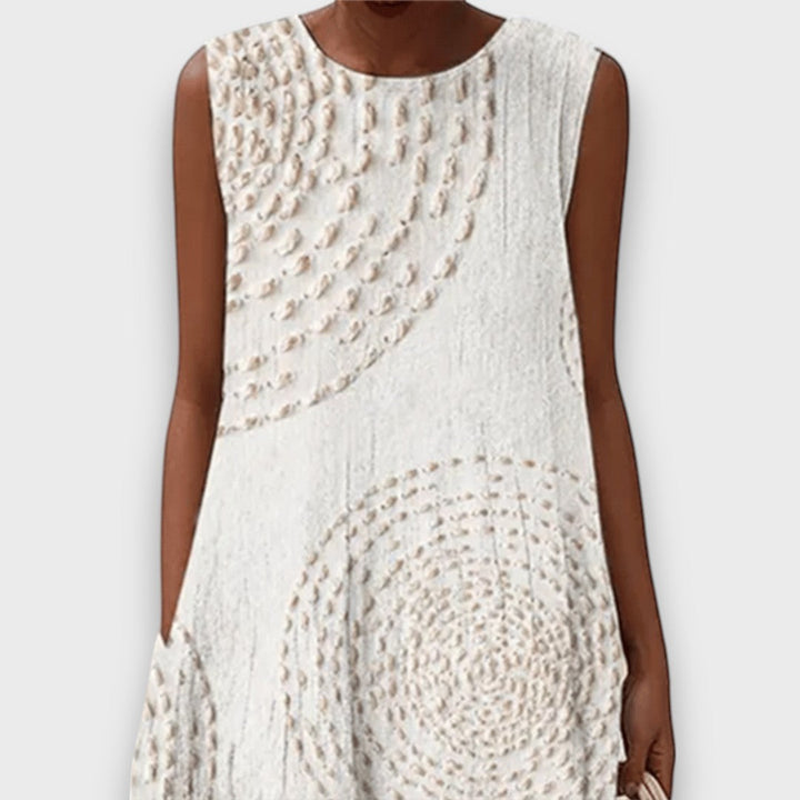 Talani – Sleeveless Summer Dress with Gentle Print