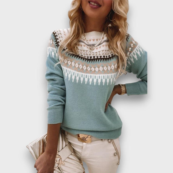 Elara – Soft Nordic Knit Sweater