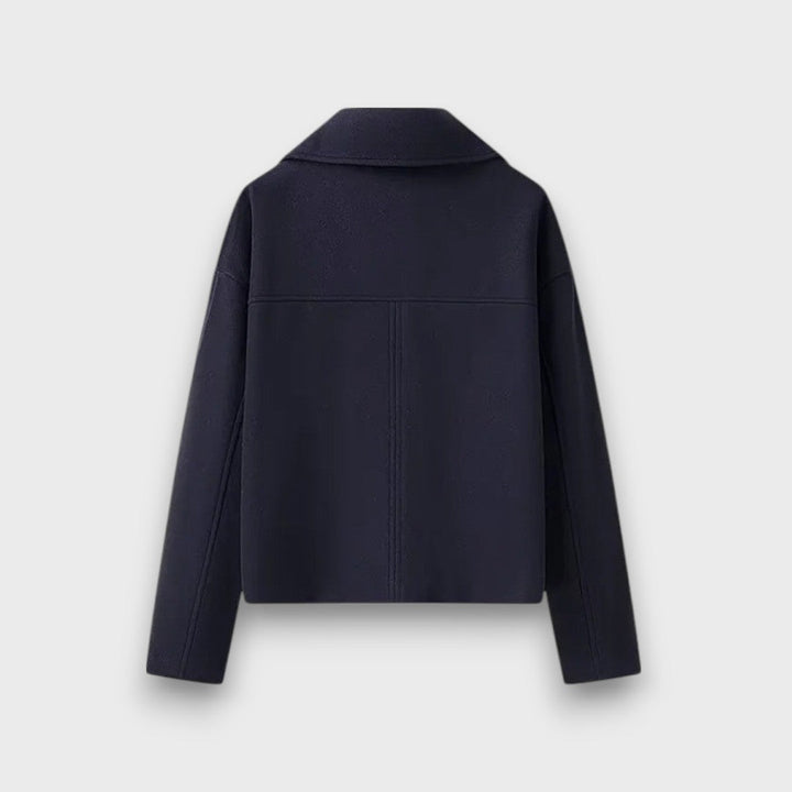 Pinalle – Short Coat with Lapel Collar