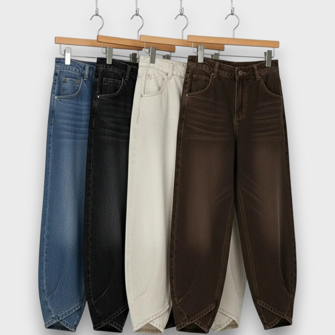 Lunara – Relaxed Cropped Denim Pants