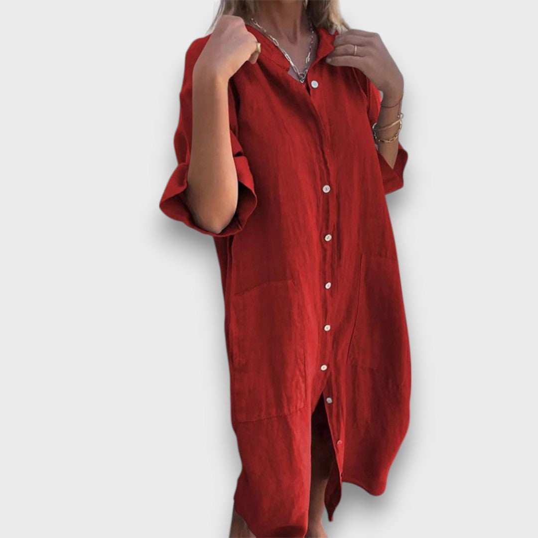 Melanie – Casual Shirt Dress