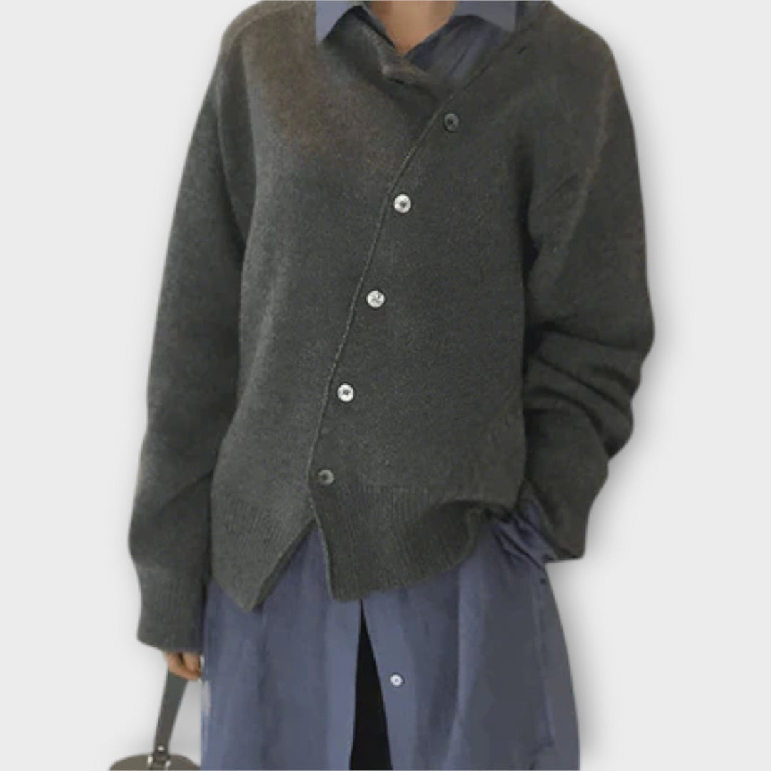 Catienne – Casual Cardigan with Buttons