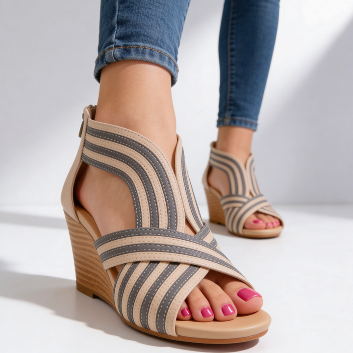 Odette Wedge Sandals