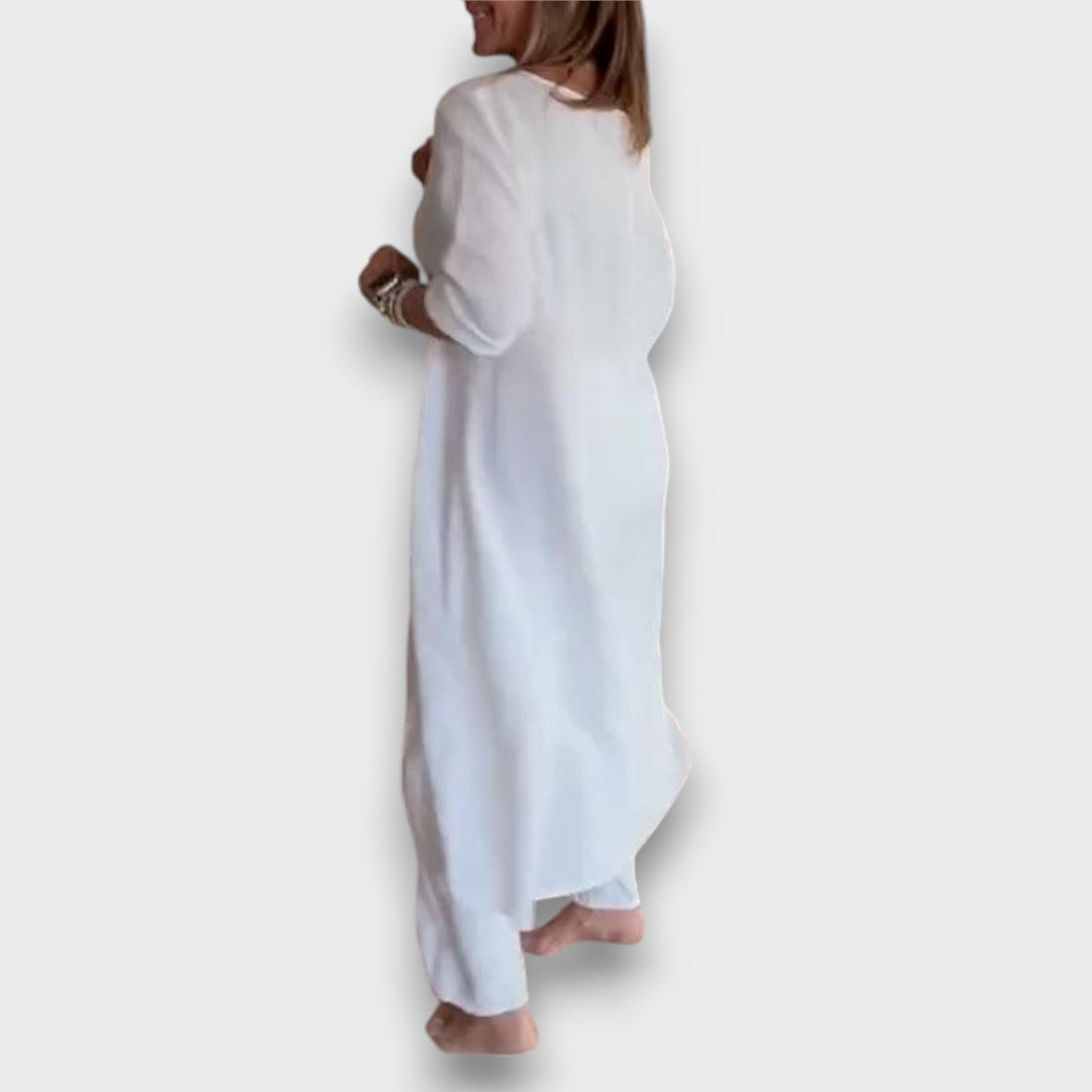 Carenza – Summer Two-Piece with Asymmetric Flair