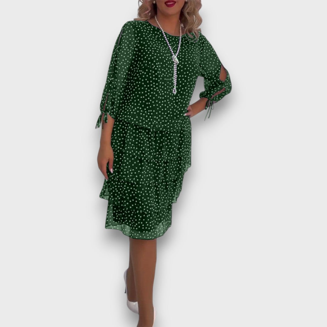 Namira – Polka Dot Ruffle Dress