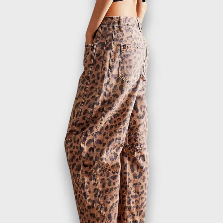 Edith – Pants with Animal Print