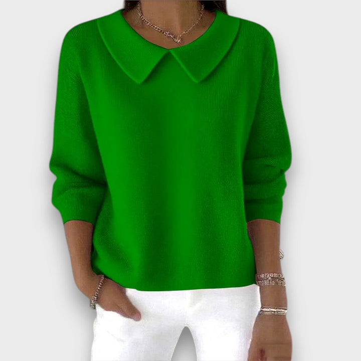Evarielle – Pullover with Collar Detail