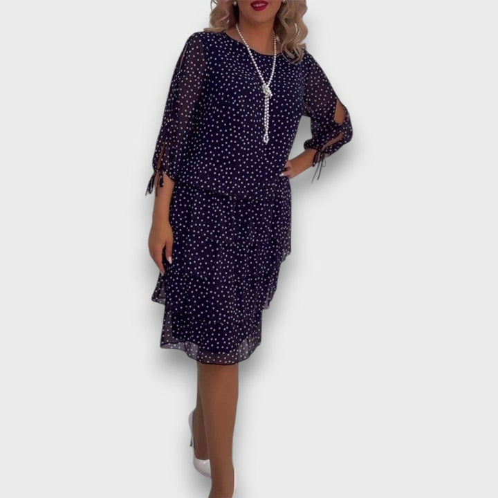Namira – Polka Dot Ruffle Dress
