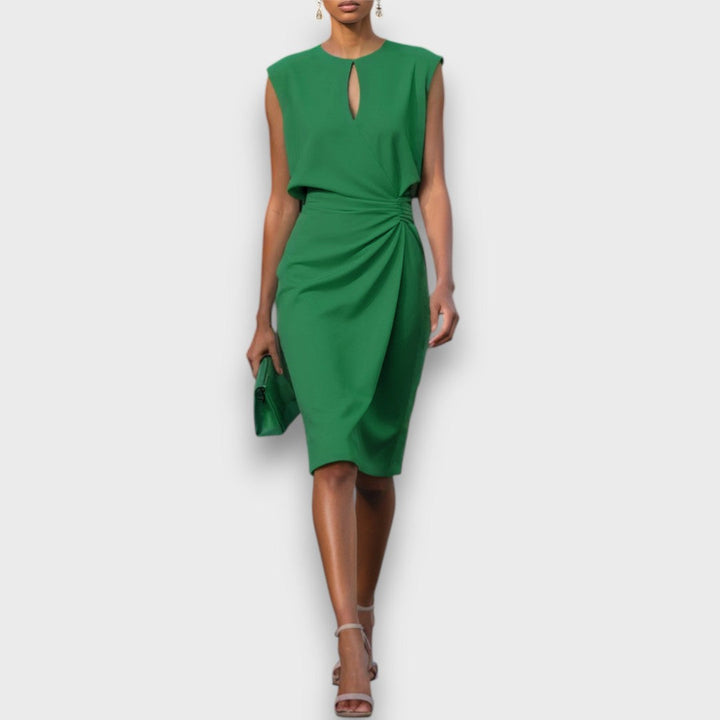 Corvina – Midi Dress with Draping