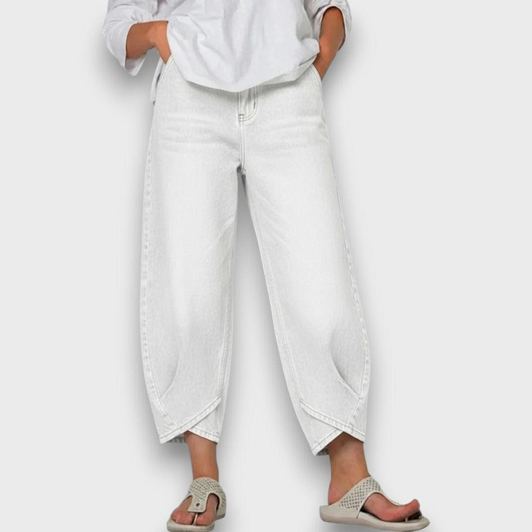 Lunara – Relaxed Cropped Denim Pants