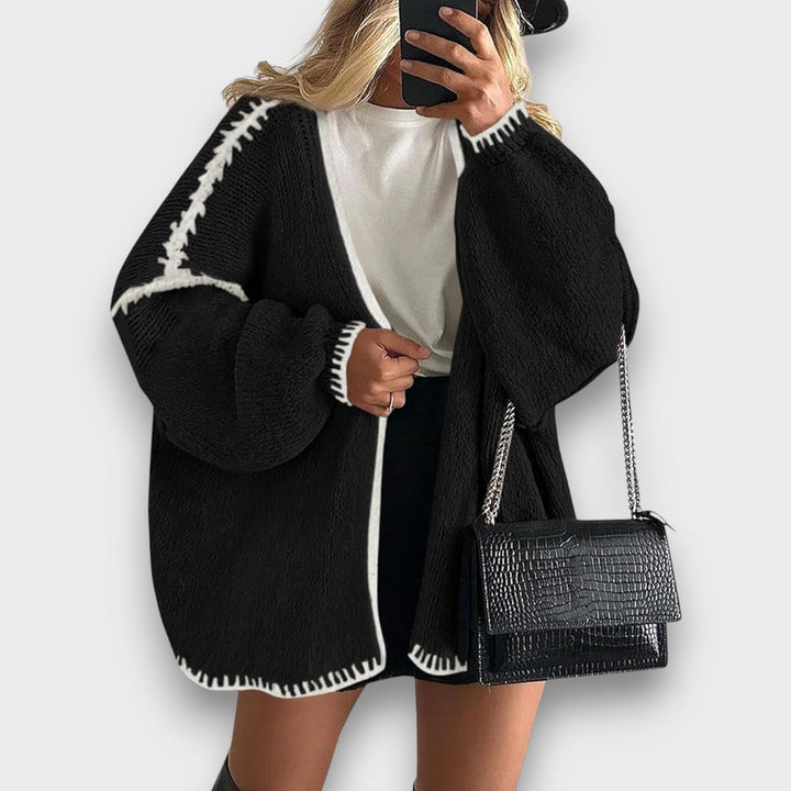 Evonna – Oversized Open Cardigan