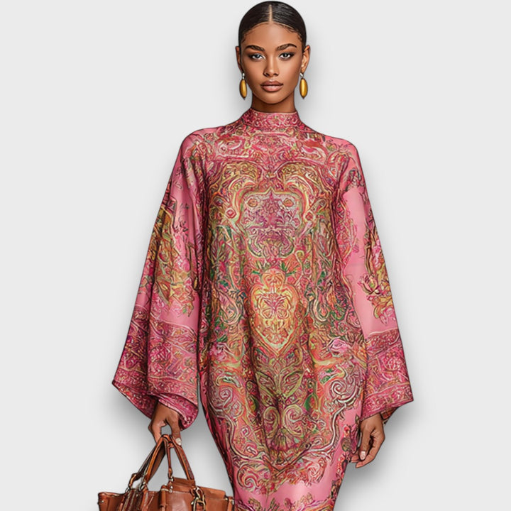 Marbelle – Loose Midi Dress with Statement Sleeves