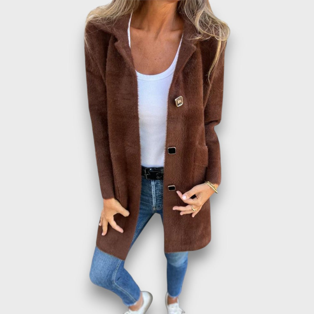 Melviane – Elegant mid-length coat